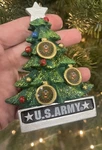 Us Army Christmas Tree Ornament, Xmas Holiday Military Force Santa Angel -two. Fixed Price $10.00.