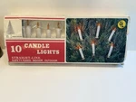 Foremost Candle Lights 10 Christmas Straight Line Indoor Outdoor With Box Tested. Fixed Price $14.99.