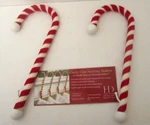 Haute Decor Christmas Candy Cane Velvet Mantle Clip Stocking Holder 2. Fixed Price $7.15.