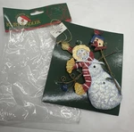 Kurt Adler Vintage Metal Snowman W/ Birdhouse & Cardinals Christmas Ornament. Fixed Price $7.69.
