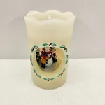 Roman 5" Battery Operated Flickering Flameless Led Candle "making Snowman". Fixed Price $15.23.
