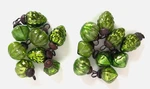 Creative Co-op Mercury Glass Distress Look Ornaments Green Set Of 8 B 9. Fixed Price $8.95.