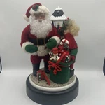 Vintage Holiday Creations 18 Songsmusical Santa Street Lamp Girl Christmas Scene. Fixed Price $17.92.