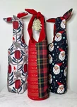 Christmas Wine/champagne Bottle Bag Party Gift Carrier -australian Made. Fixed Price $11.41.