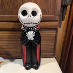 Disney Nightmare Before Christmas Jack Skellington Lighted Vampire Blow Mold 24". Fixed Price $38.50.