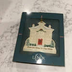 New Lenox From Home To Yours / Merry Christmas 1996 Ornament Double Sided. Fixed Price $12.95.