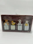 St. Nicholas Square Baby Set 4 Piece Ceramic 1ST Christmas. Fixed Price $12.34.