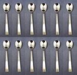Oneida Padova Stainless Flatware Sugar / Ice Cream Cereal Spoons Set Of 12. Fixed Price $24.97.