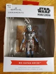 Hallmark Star Wars The Mandalorian Bo-katan Kryze Christmas Tree Ornament 3.5". Fixed Price $8.97.