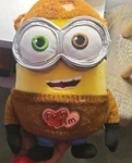 Universal Studios Despicable Me Minion Bob Love Tim Sweater Plush New. Fixed Price $13.75.