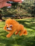 Lion Wild Realistic Animal Christmas Ornament Faux Fur Material Wondershop. Fixed Price $9.95.