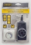 Defiant Light-sensing Outdoor & Indoor Basic Timer Combo New Package. Fixed Price $12.99.
