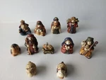 Dicksons Nativity Set CH-958 11 Piece Painted Porcelain 2 3/4" Christmas Vintage. Fixed Price $19.99.