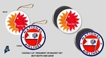 National Airlines Ornament / Magnet Set - Collectible Vintage Defunct Logo Gift. Fixed Price $8.99.