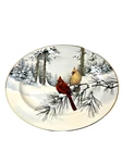 Lenox Winter Greetings 16" Scenic Oval Platter Cardinal Christmas Holiday Usa. Fixed Price $149.99.