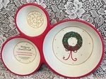 The Meaning Of Christmas Wreath Dip Bowl By Dayspring. Fixed Price $17.60.