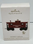 Hallmark Keepsake Christmas Ornament Lionel Train Caboose Handcrafted 2011. Fixed Price $8.07.