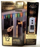 Gemmy Lightshow Select 5 Synchro Effects 12 Led Icicle + Remote Control. Fixed Price $124.99.