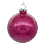 Vickerman 4" Berry Red Glitter Clear Ball 6/BAG. Fixed Price $33.30.