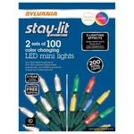 Sylvania 200 Led Mini Color Changing Warm White Multi Christmas Light String. Fixed Price $35.95.