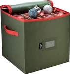 Handy Laundry Christmas Storage Box, Holds 64 Ornaments, Adjustable Div. Fixed Price $21.49.