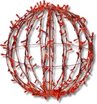 20" Brown Sphere Foldable Christmas Lights, Pathway Ball And Decoration. Fixed Price $200.99.