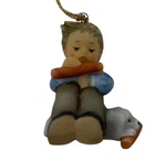 Berta Hummel Goebel 1997 Ornament Sharing Christmas Sweets Boy Dog 96033. Fixed Price $8.99.