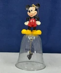 Christmas Disney Mickey Mouse Ornament Glass Bell Enesco Iob. Fixed Price $19.99.