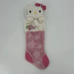Hello Kitty Kurt Adler Christmas Stocking Santas World Sanrio 2011 Snowflake 21". Fixed Price $33.19.