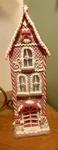 Gingerbread House Table Topper Christmas Decor By Regency International Used. Fixed Price $27.00.