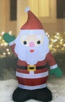 4 Ft Lighted Waving Santa Claus Christmas Inflatable Gemmy New. Fixed Price $34.95.
