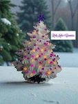 Ceramic Christmas Tree 200+ LIGHTS,16 Inch High,large Sputnik Bulbs. Fixed Price $289.99.