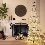 Barton 6.4FT Christmas Metal Tree - Features Hooks For Ornaments Sma.... Fixed Price $100.99.