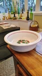 Fiestaware Holly And Ribbon Large Bowl Holiday Christmas Serving. Fixed Price $49.96.