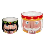 Nutcracker Snack Bowls SET/2. Fixed Price $129.99.