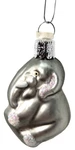 Vintage Hand Blown Mercury Glass Ornament Elephant Made Czech Republic. Fixed Price $9.95.