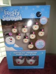 Gemmy Frosty The Snowman Emoteglow Projection Musical String Lights Nip 8 Ft. Fixed Price $19.95.