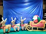 16' Gemmy Airblown Inflatable Colossal Christmas Santa Sleigh B492-85213. Fixed Price $109.95.