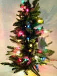 Vickerman A890726 Green Decorative Pine Artificial Christmas Tree With Dura Lit. Fixed Price $59.99.