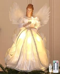 Hmasyo Christmas Tree Angel With Timer Lights, 12" Toppers .... Fixed Price $31.27.