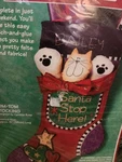 Sunset "tom-tom" Cat Christmas Stocking Kit #18116 New. Fixed Price $9.75.