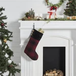 Cumberland Red Black Plaid Stocking 12X20 Vhc Brands. Fixed Price $26.95.