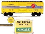 Model Power 83704 40' Box Car Timken #46007 Knuckle Cplrs. Fixed Price $19.95.