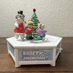 Vintage 1992 Enesco Frosty And Friends The Snowman Action Musical W/ Box. Fixed Price $60.00.