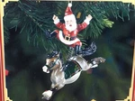 Breyer Santa Wild Ride Horse Figurine Christmas Ornament Decor #700704 1ST Nib. Fixed Price $35.98.