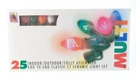 Vtg Holiday Time 25 C7 Multi-colored Ceramic Lights Indoor/outdoor Nos. Fixed Price $14.97.