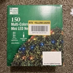 Home Accents Holiday 150 Multi-colored Mini Led Net Christmas/party Lights. Fixed Price $17.89.