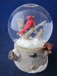 Hallmark Marjolein Bastin Natures Sketchbook Water Globe Cardinal Vintage New. Fixed Price $24.95.