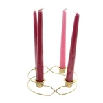 Metal Christmas Advent Wreath Candleholder With Candles 66644. Fixed Price $32.98.
