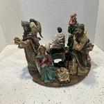 Christian Advent Wreath Holy Family Nativity Candle Holder Bethlehem Christmas. Fixed Price $42.46.